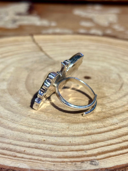 TAMARA PINTO Zuni Multi Stone Inlay Butterfly Ring 26R56 | Adjustable