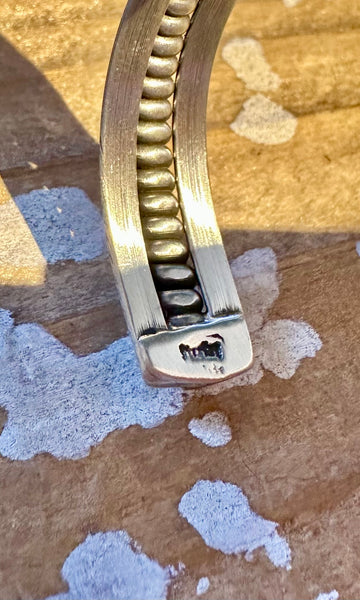 NAVAJO SILVER COIL Cuff 26C20