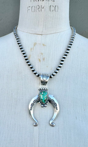 SAM YELLOWHAIR Navajo Necklace 26N09