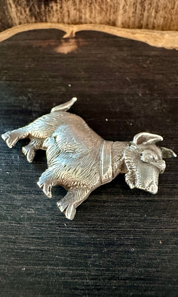 VINTAGE SCOTTISH TERRIER Sterling Silver Dog Pin