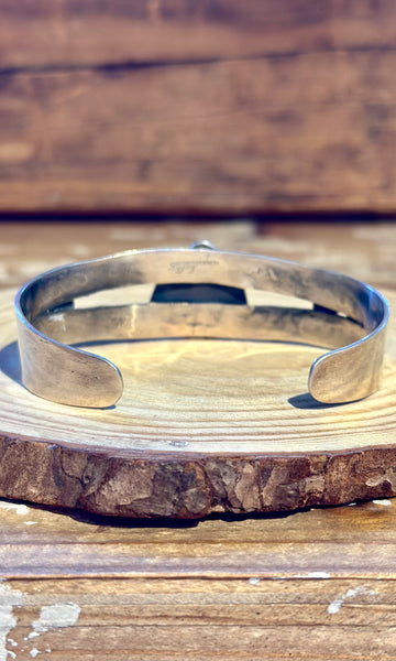 DAN DODSON Thunderbird Silver & Turquoise Cuff