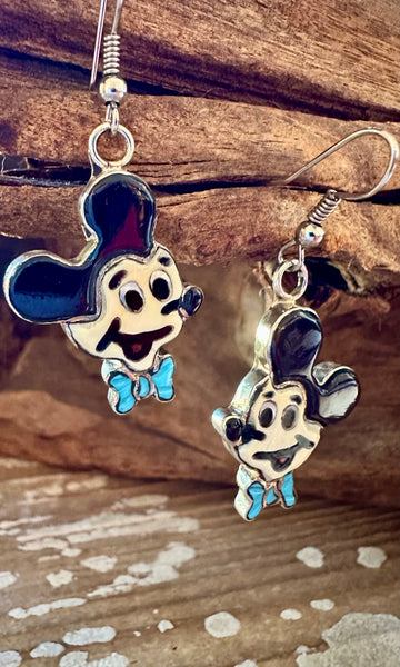 MICKEY MOUSE Zuni Toons Dangle Earrings