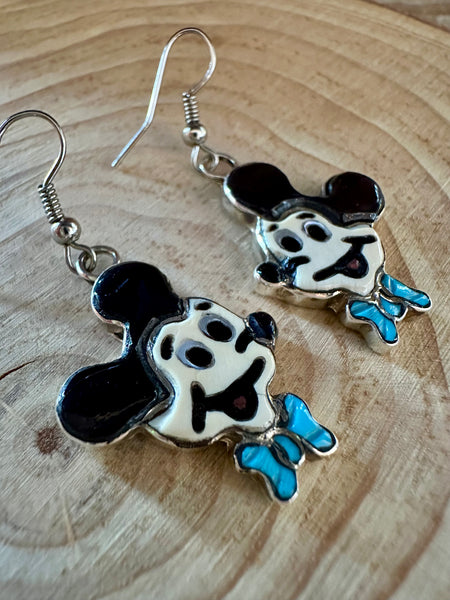 MICKEY MOUSE Zuni Toons Dangle Earrings