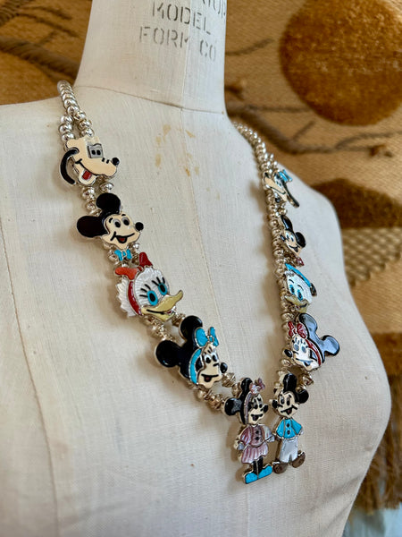 ZUNI TOONS Mickey and Friends Necklace