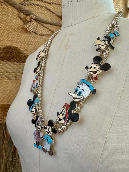 ZUNI TOONS Mickey and Friends Necklace