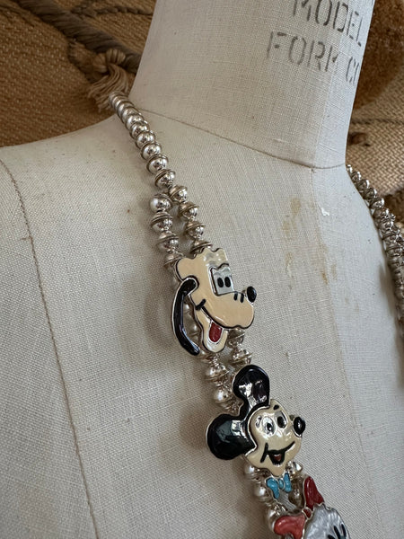 ZUNI TOONS Mickey and Friends Necklace