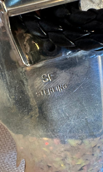 STEVE FRANCISCO Navajo Turquoise Mosaic Bolo Tie