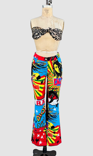 CHRISTIAN DIOR 2004 Rasta Mania Pants • Medium (6)