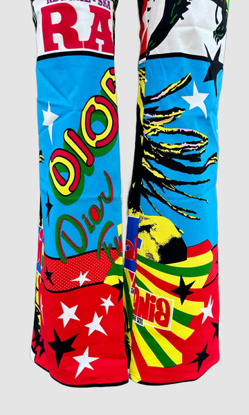CHRISTIAN DIOR 2004 Rasta Mania Pants • Medium (6)