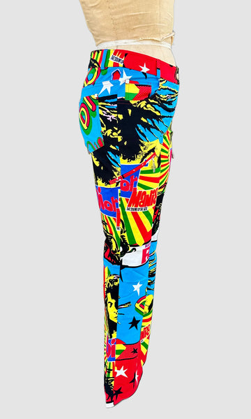 CHRISTIAN DIOR 2004 Rasta Mania Pants • Medium (6)