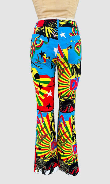 CHRISTIAN DIOR 2004 Rasta Mania Pants • Medium (6)
