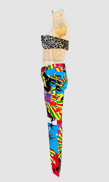 CHRISTIAN DIOR 2004 Rasta Mania Pants • Medium (6)