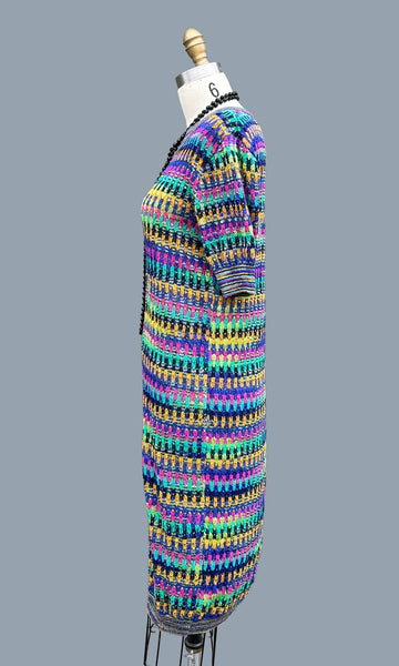 MISSONI 80s/90s Vintage Knit Dress • Medium