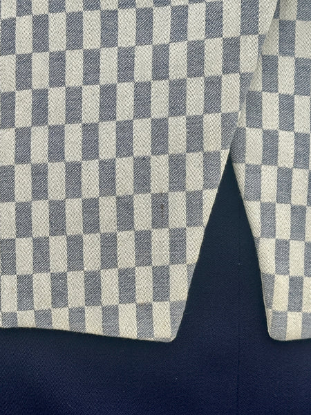 DAVID GAINES 1940s Gabardine Check Two Tone Suit  • Sm/Med