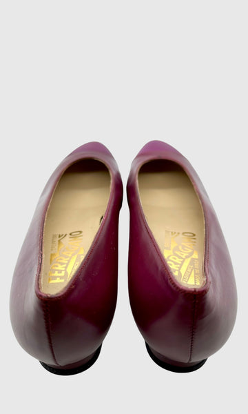 FERRAGAMO PURPLE LOAFERS • Women's size US 7