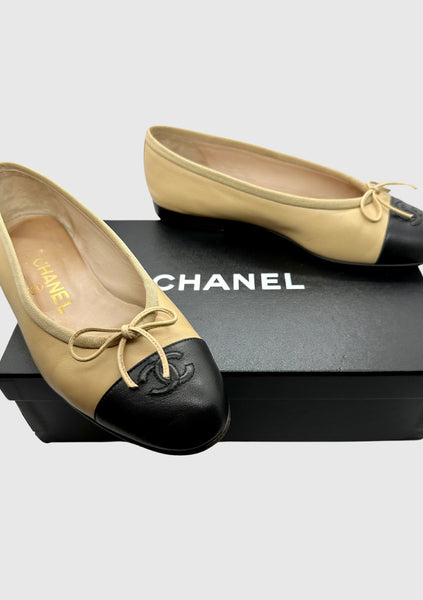 Y2K CHANEL BALLERINAS • Women's size US 6.5