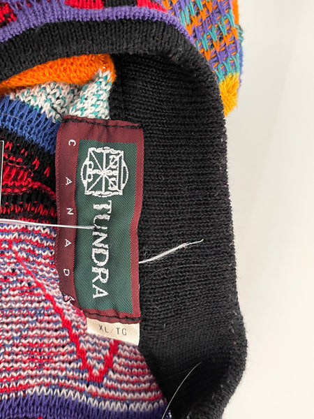 TUNDRA Canada 80s Chunky Knit Sweater, Mens X Large