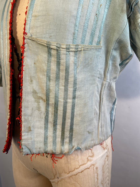 OTTOMAN EMPIRE Antique Hand Embroidered Cepken Jacket • Small Medium