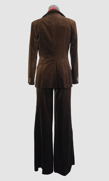 VELVET CRUSH 70s SIR For Her Pant Suit • Small Medium