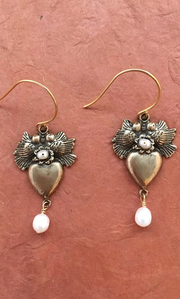 GASPARIAN Lovebird Pearl Earrings