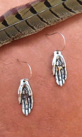 GASPARIAN Hand Heart Earrings