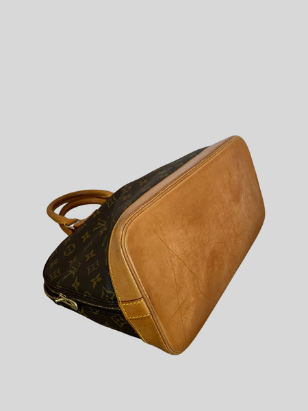 Louis Vuitton Monogram Canvas & Leather Alma Handbag