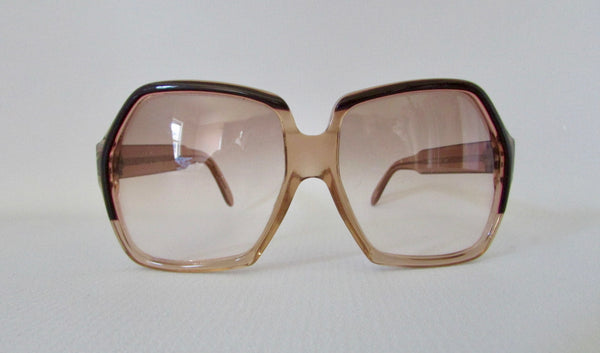YVES SAINT LAURENT 70s Oversized Gradient Sunglasses Frames