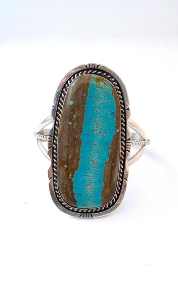 STONE IN LOVE Statement Sterling & Royston Turquoise Cuff